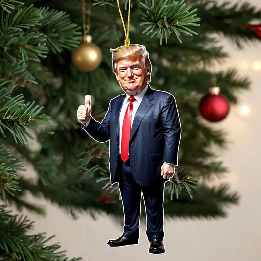 Funny Trump Decor Hanging Ornament for Car