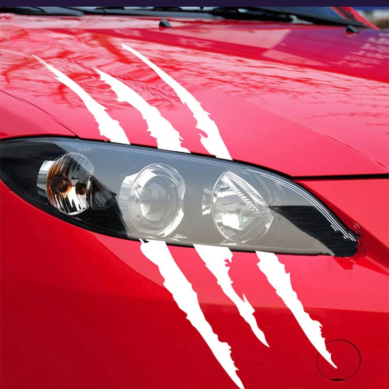 Reflective Monster Claw Scratch Stripe for Headlight