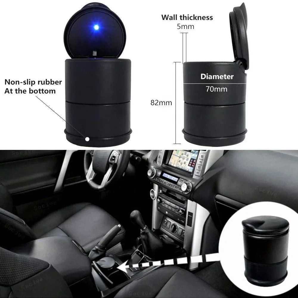 UniversalAshtray™ Portable Car LED Ashtray Ash Holders Cup 