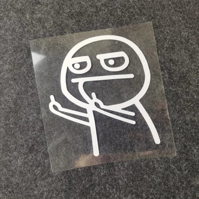 Waterproof Car Sticker for Windshield "F*ck you"