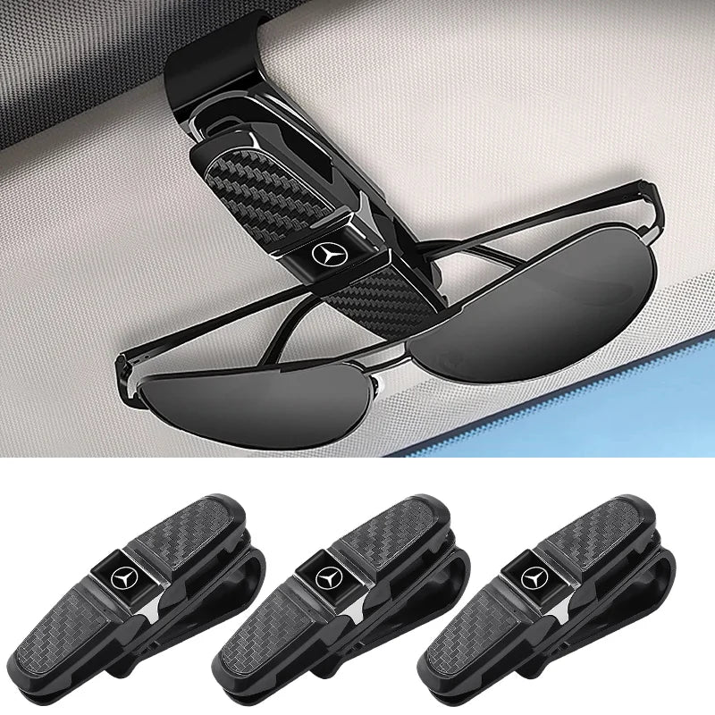 Mercedes Benz AMG Car Glasses Holder 180 Degree Rotation 