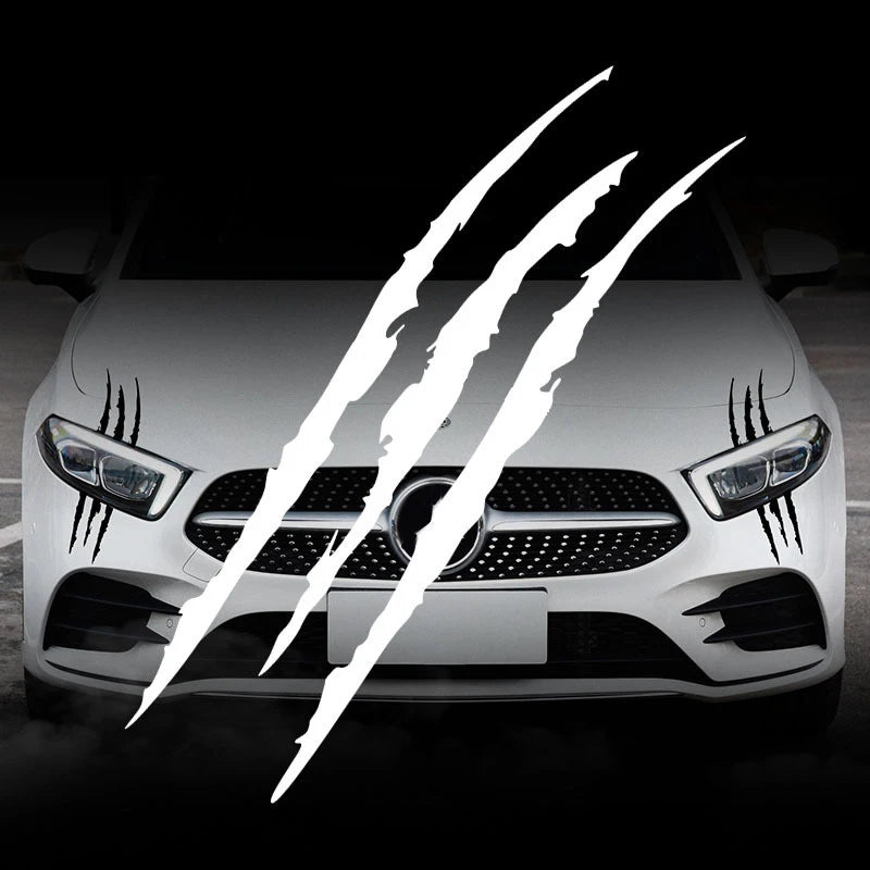 Reflective Monster Claw Scratch Stripe for Headlight