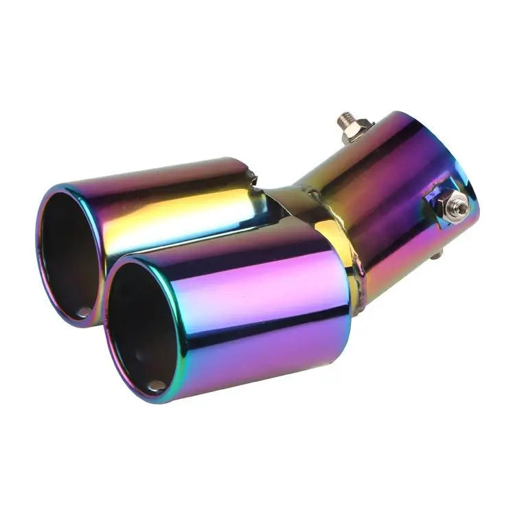 Universal Stainless Steel Dual Tailpipe Car Exhaust 