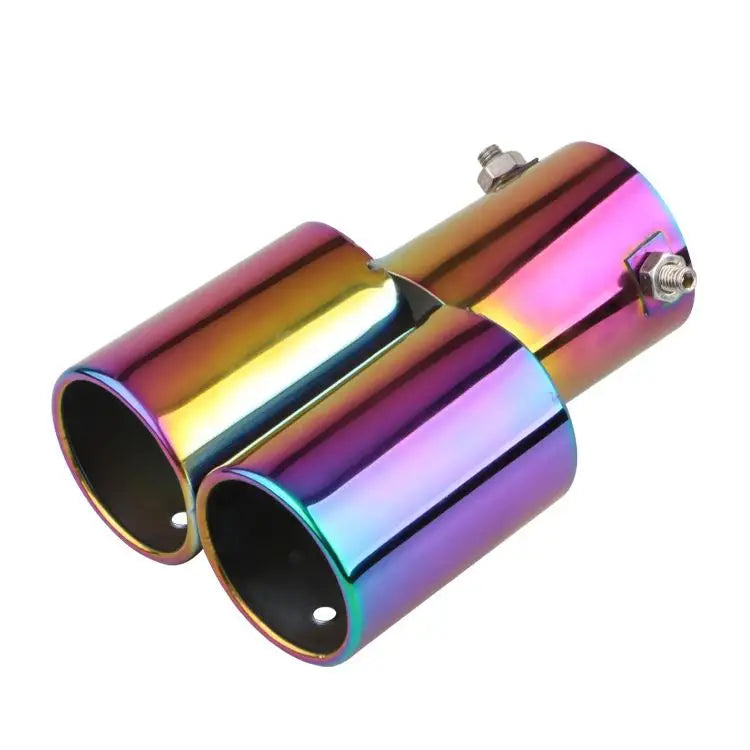 Universal Stainless Steel Dual Tailpipe Car Exhaust 