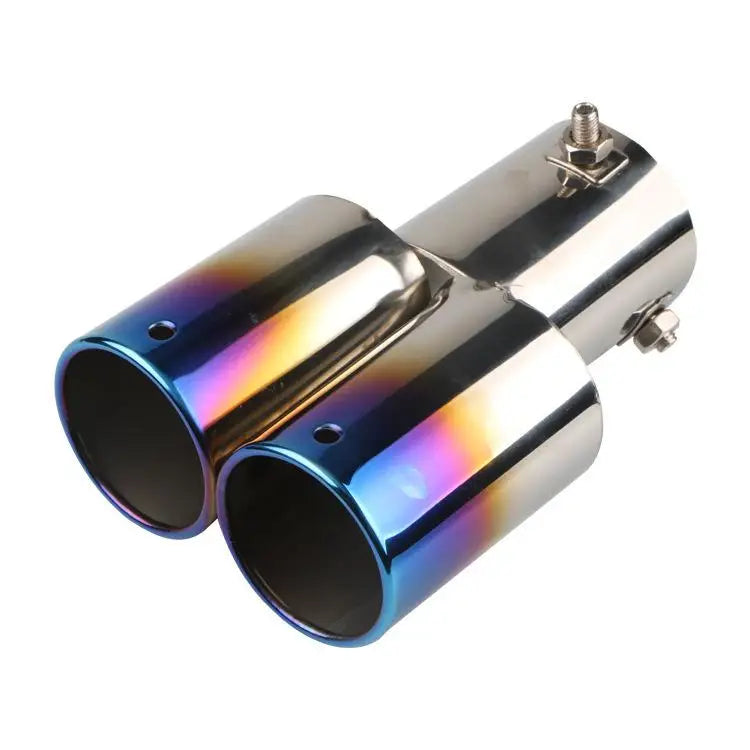 Universal Stainless Steel Dual Tailpipe Car Exhaust 