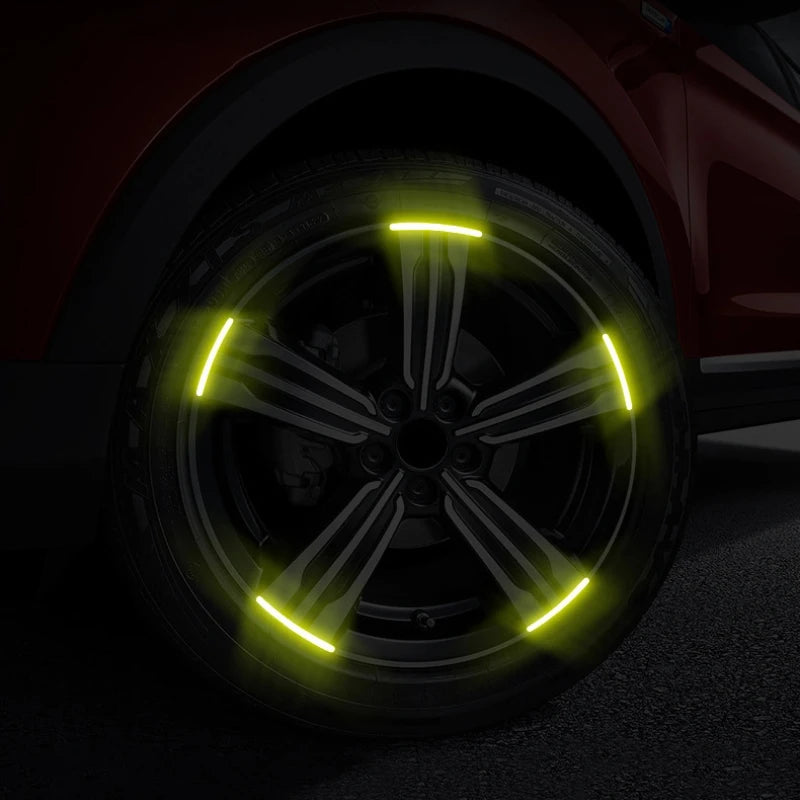 Luminous Tire Rim Reflective Strips