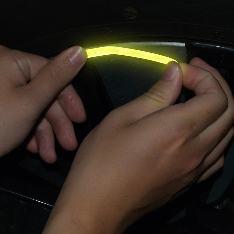 Luminous Tire Rim Reflective Strips