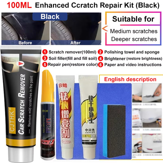 Scratch Repair Kit  Car Polishing Paste with Sponge 